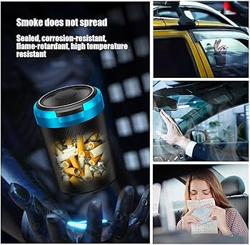 Smart Ashtray Pro إختر شعار سيارتك ⭐⭐⭐⭐